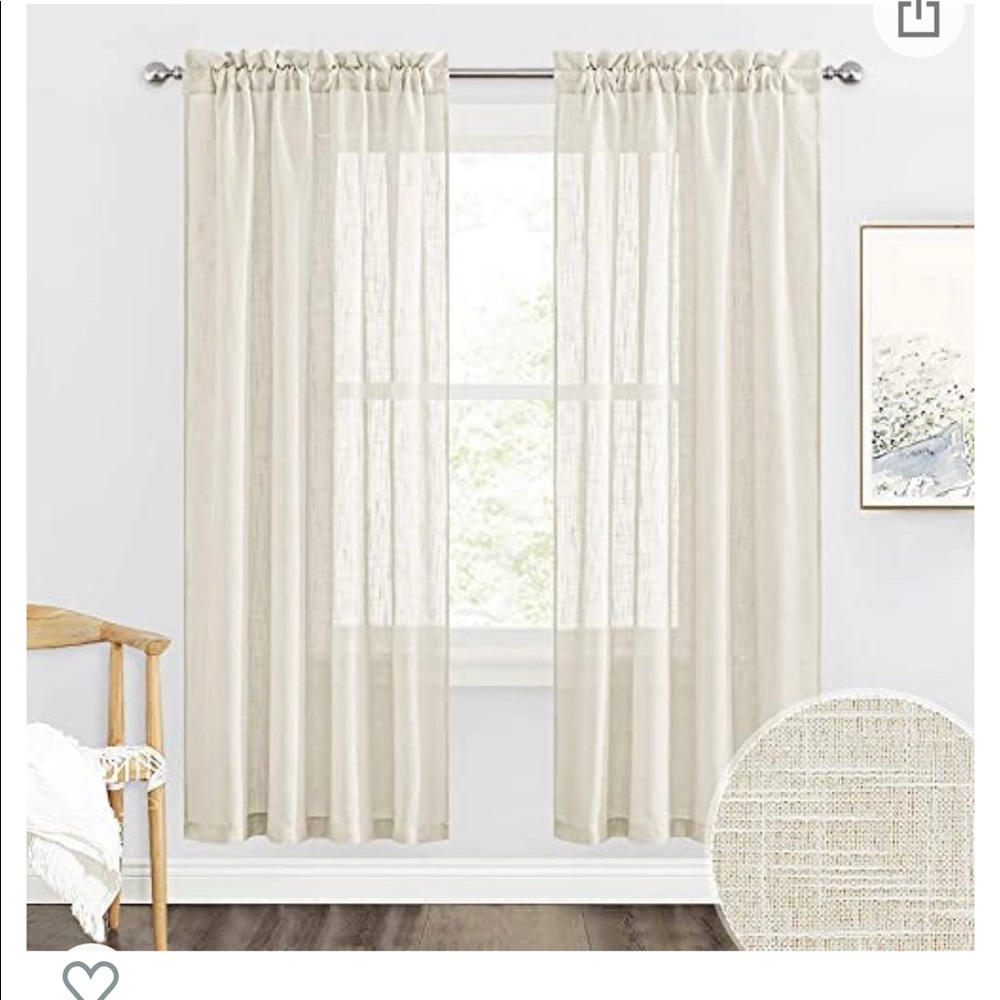 Sheer Linen Curtains
